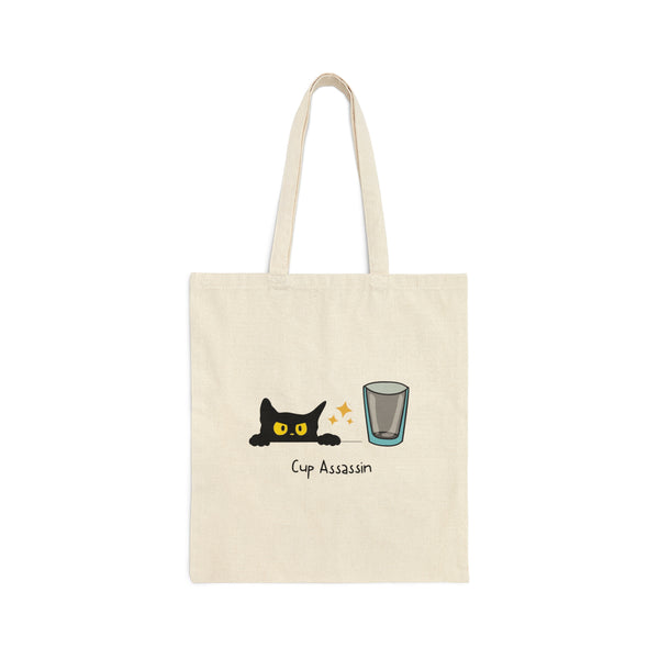 Cup Assassin - Cotton Canvas Tote Bag