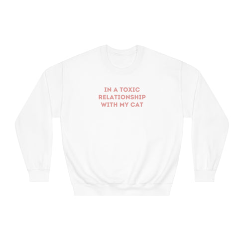 Toxic Love Kitty - Crewneck Sweatshirt (Unisex)