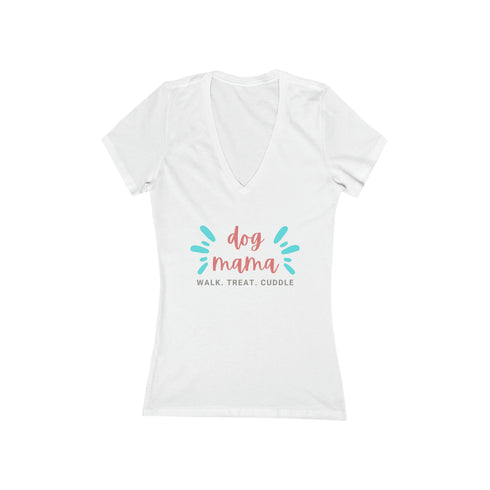 Dog Mama - Women's Deep V-Neck Tee
