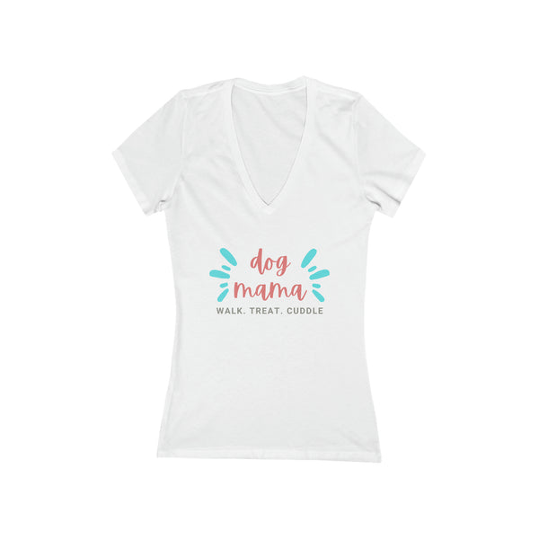 Dog Mama - Women's Deep V-Neck Tee