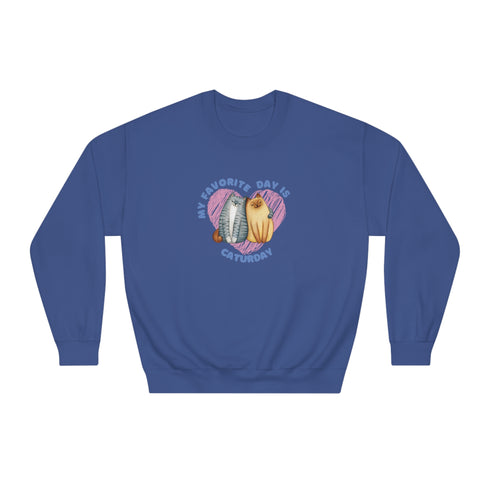 Favorite Caturday - Crewneck Sweatshirt (Unisex)