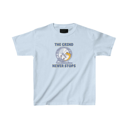 Grind Never Stops - Kids Heavy Cotton™ Tee