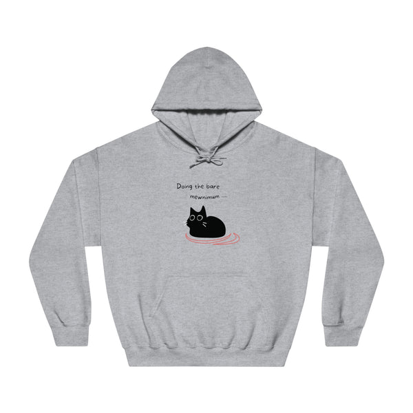 Doing the bare Mewnimum - Unisex Hooded Sweatshirt