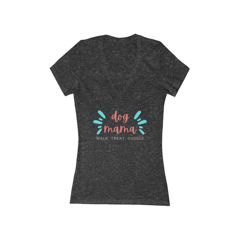 Dog Mama - Women's Deep V-Neck Tee