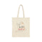 Cat is Poetry Elegant Cat - Cotton Canvas Tote Bag