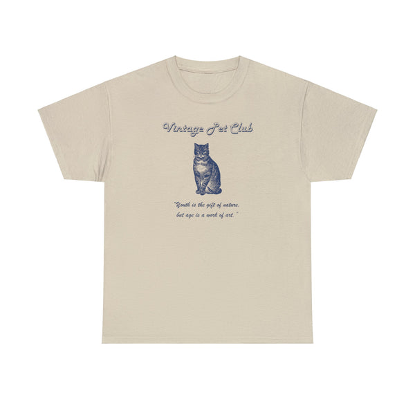 Vintage Pet Club (Cat) - Unisex Tee