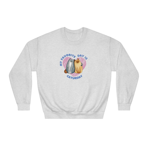 Favorite Caturday - Crewneck Sweatshirt (Unisex)
