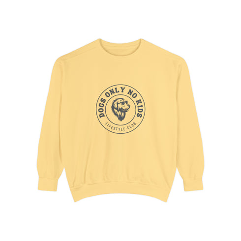 Dogs Only No Kids (Golden Retriever) - Unisex Sweatshirt