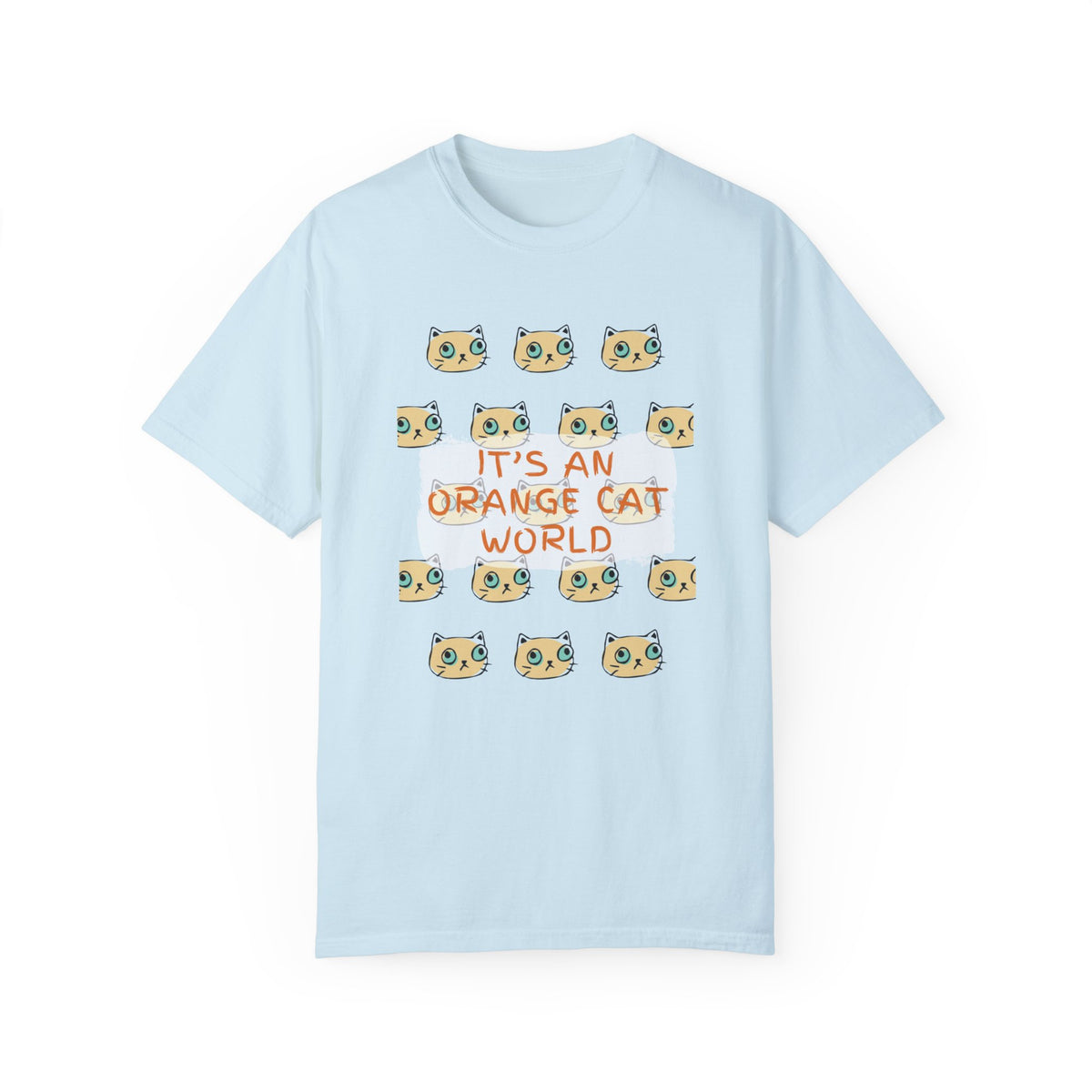 Orange Cat World Unisex T shirt JuJu Co