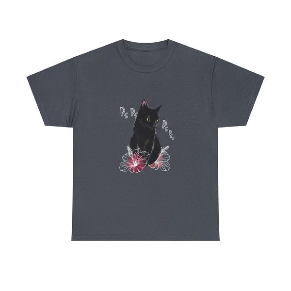 Kitten with Flowers - Unisex Tee